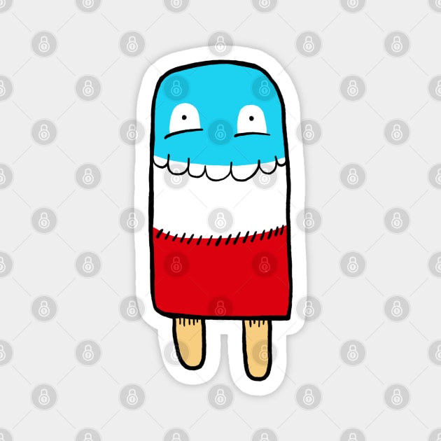 Ice Pop Person Magnet by chawlie