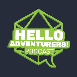 Hello Adventurers! Podcast Logo T-Shirt