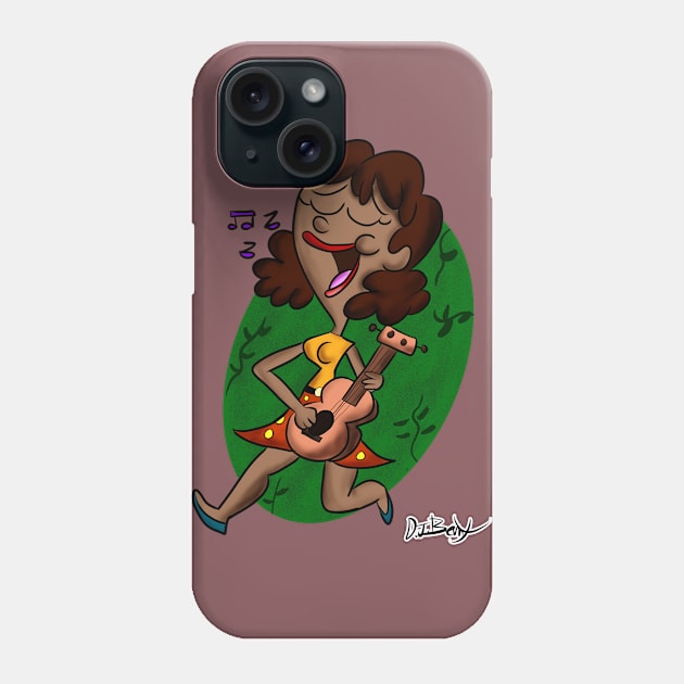 A Strummin' Song Phone Case by D.J. Berry