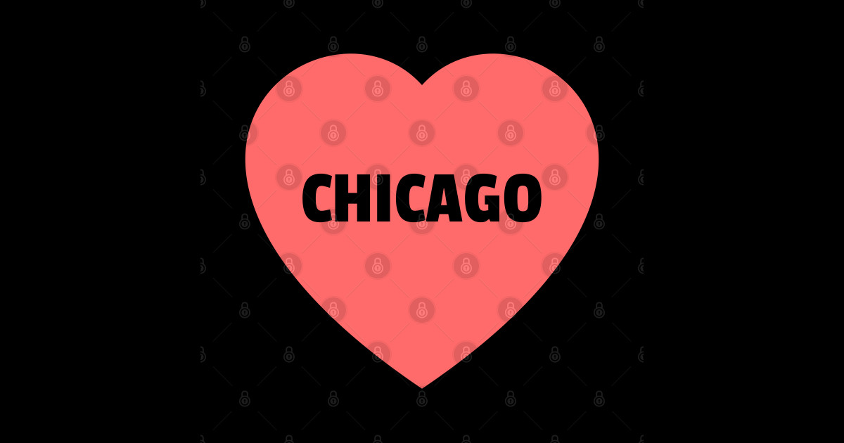 I love Chicago Chicago TShirt TeePublic