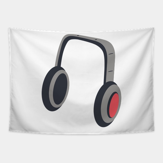 Music Headphones Tapestry by MajorCompany