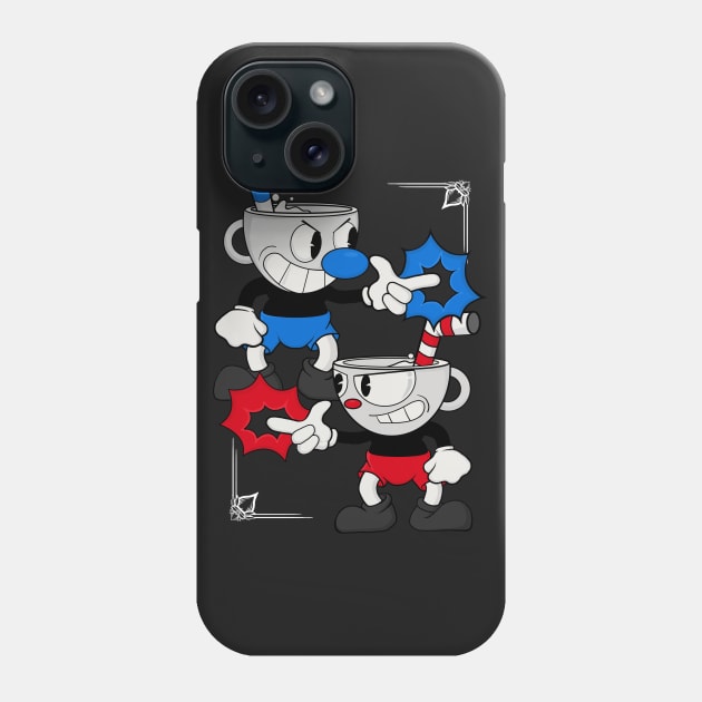 Cuphead Design - Dark Phone Case by JCoulterArtist