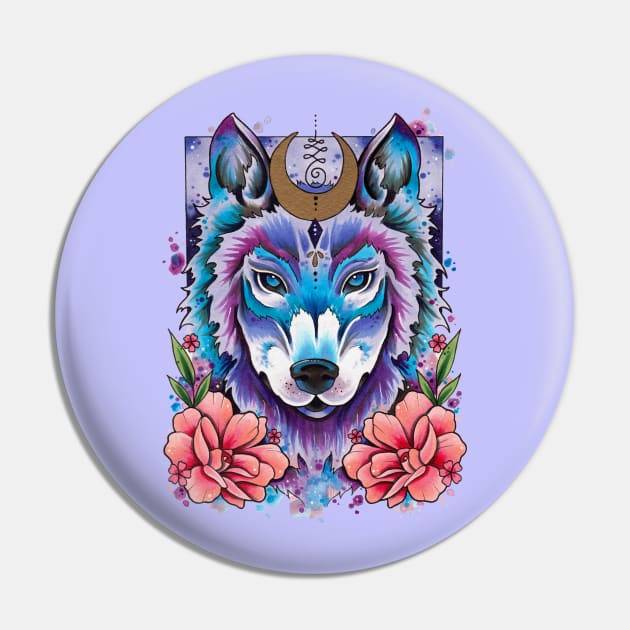 Mystic Wolf Design by Lorna Laine Pin by Lorna Laine