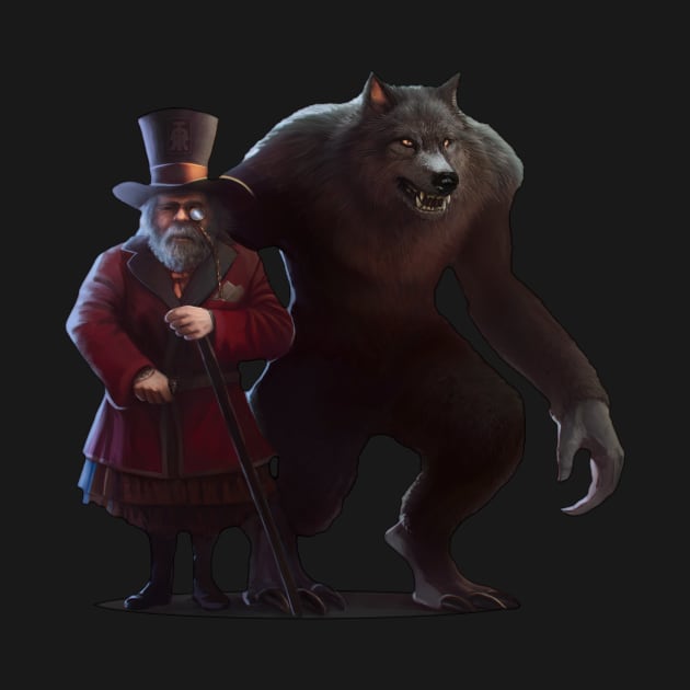 Victorian Age Dwarf Werewolf by tfernandesart