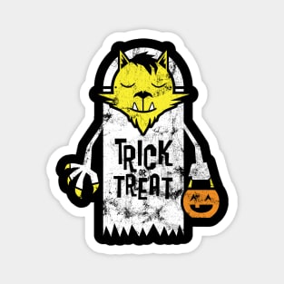 Wereghost Halloween 2020 Werewolf Ghost Trick or Treat October Spooky Goth Magnet