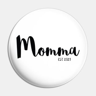 Momma Pregnancy Announcement Pin