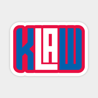 KLAW Logo - Red Magnet