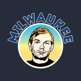 Jeffrey Dahmer/Milwaukee ∆∆∆ 90s Styled Retro Graphic Design T-Shirt