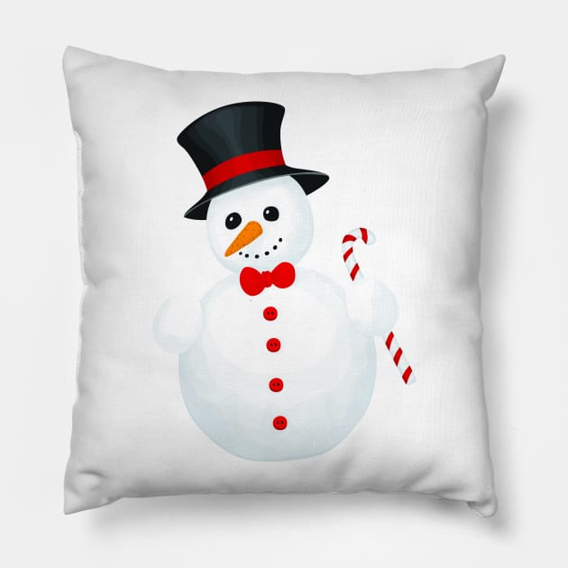 Snowman Pillow by katerinamk