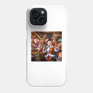 Santa's Christmas After-Party Phone Case