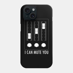 audio engineer, white Phone Case