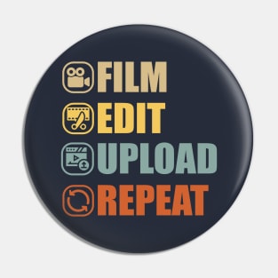 Film Edit Upload Repeat Pin