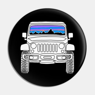 Sunset Vehicle Pin