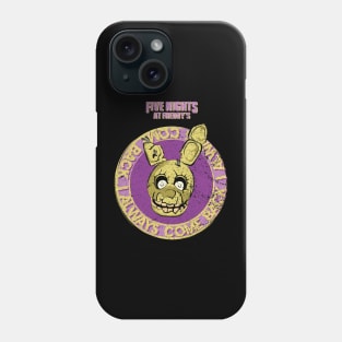 FIVE NIGHTS AT FREDDYS (FNAF): SPRINGTRAP I ALWAYS COME BACK (GRUNGE STYLE) Phone Case