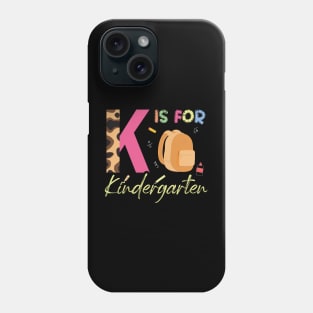 k is for kindergarten Phone Case