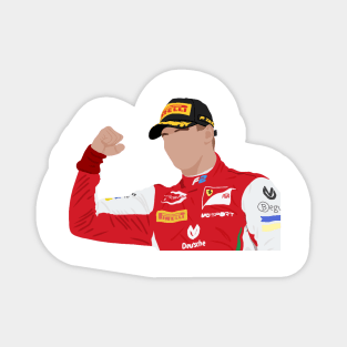 F2 driver Mick Schumacher Magnet