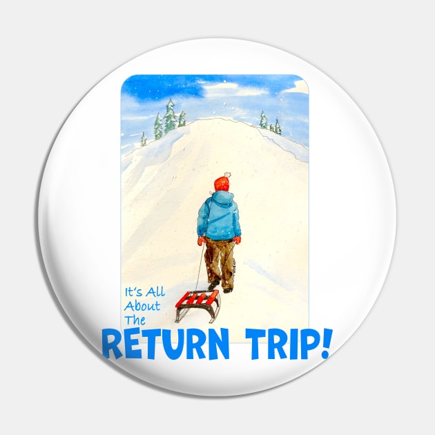 Sledding, It's All About The Return Trip! Pin by MMcBuck