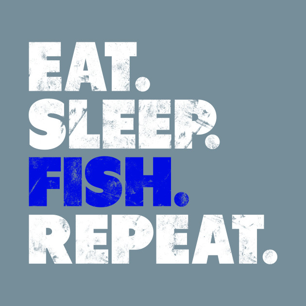 Discover Eat Sleep Fish Repeat Funny Fishing - Fishing - T-Shirt