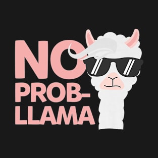 No Probllama No Problem Llama Lovers Premium T-Shirt