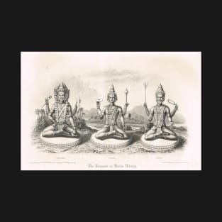 The Trimurti or Hindu Trinity 3 forms T-Shirt