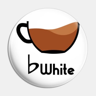 Flat White Pin