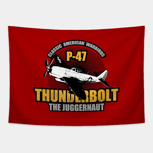 P-47 Thunderbolt Patch Tapestry by Tailgunnerstudios