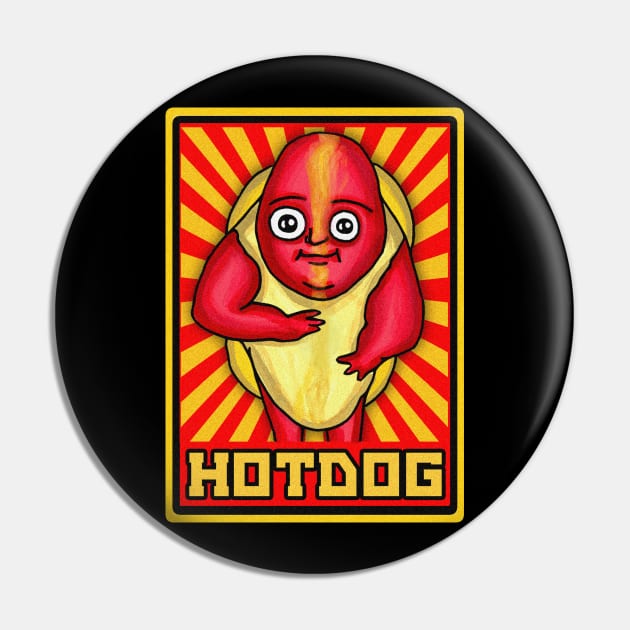 HOTDOG Pin by BEAVERNIGHT