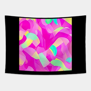 omg retro pattern abstract Tapestry