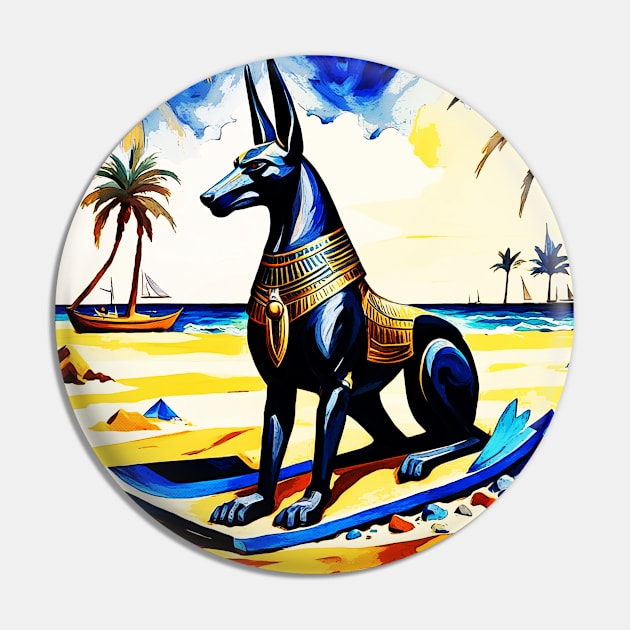 Anubis At The Beach 105 Pin by Korey Watkins