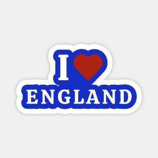 I Love England Magnet