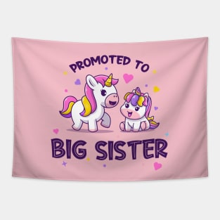 Promoted to big sister (on light colors) Tapestry