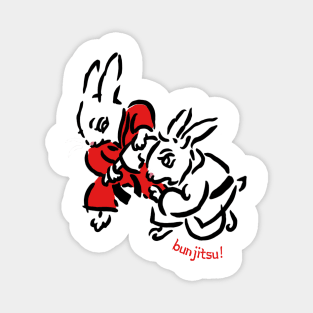 BUNJITSU BUNNY ELBOW ARMBAR! Magnet