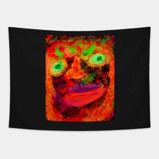 Trippy face Tapestry