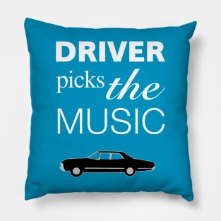 Supernatural Driver Picks the Music Pillow