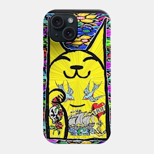 Graffiti tattoo Cat by LowEndGraphics Phone Case