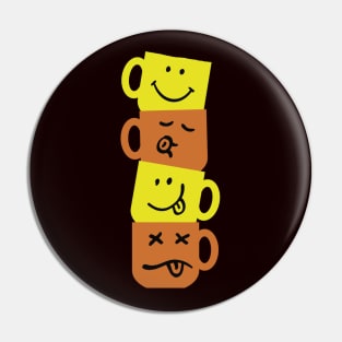 Coffee Cup Emoji Pin