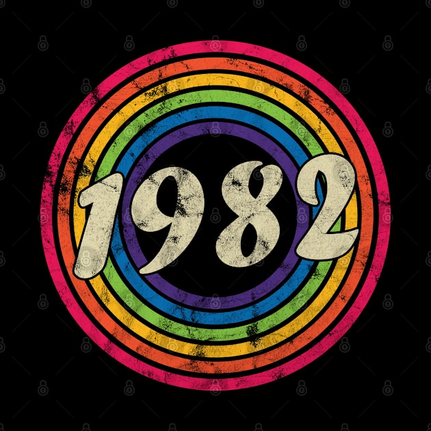 1982 - Retro Rainbow Faded-Style by MaydenArt