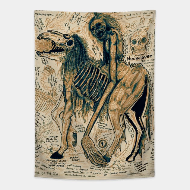 Nuckelavee Wilting Norse Mythology Tapestry TeePublic