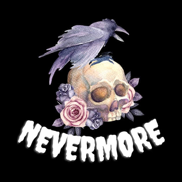 NEVERMORE RAVEN POE DESIGN by The C.O.B. Store