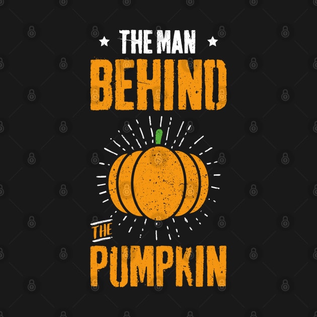 Funny Halloween Pregnancy The Man Behind The Pumpkin by trendingoriginals