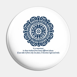 Wisdom of the White Lotus Pin