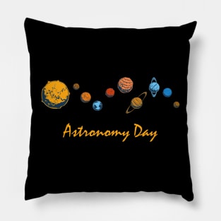 Astronomy Day Pillow