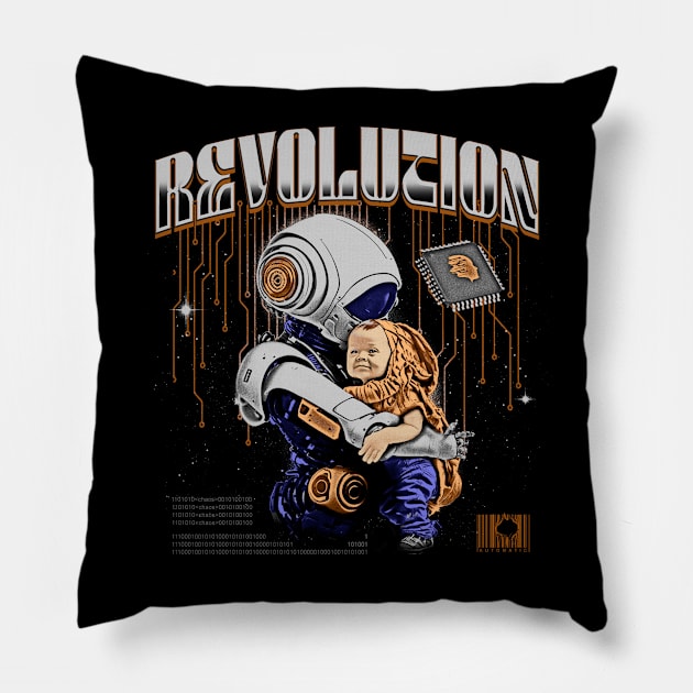 revolution Pillow by loko.graphic