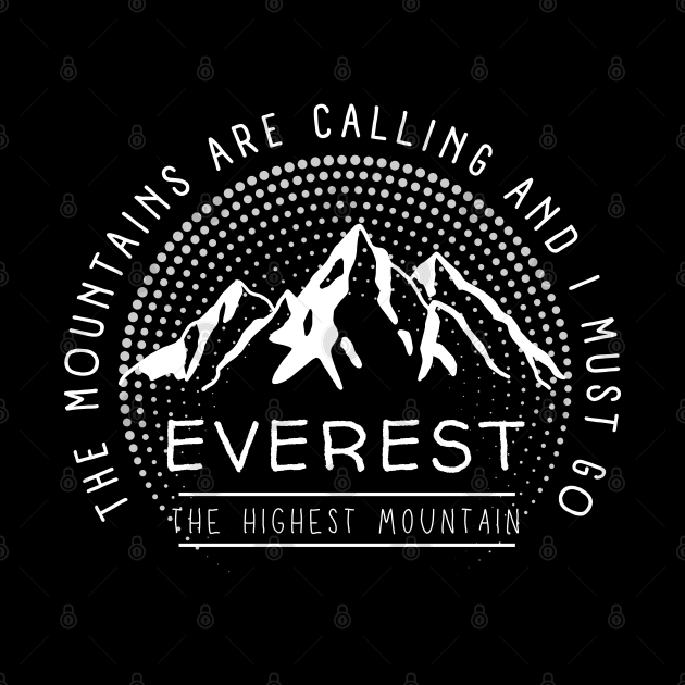 Mount Everest with Life Quotes by ColorShades