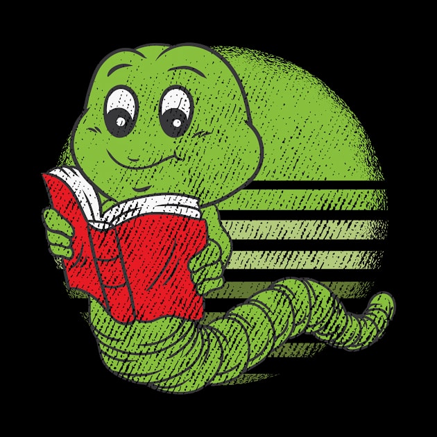 Book Lover Book Worm by HBfunshirts