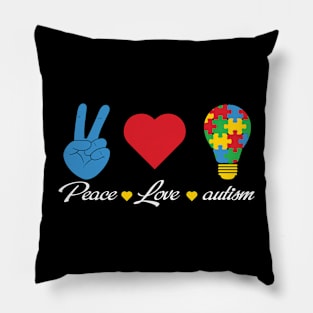 Heart Puzzle Autism Awareness Gift for Birthday, Mother's Day, Thanksgiving, Christmas Pillow