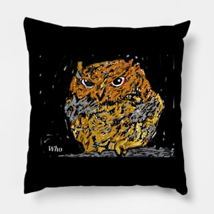 Who the owl Pillow