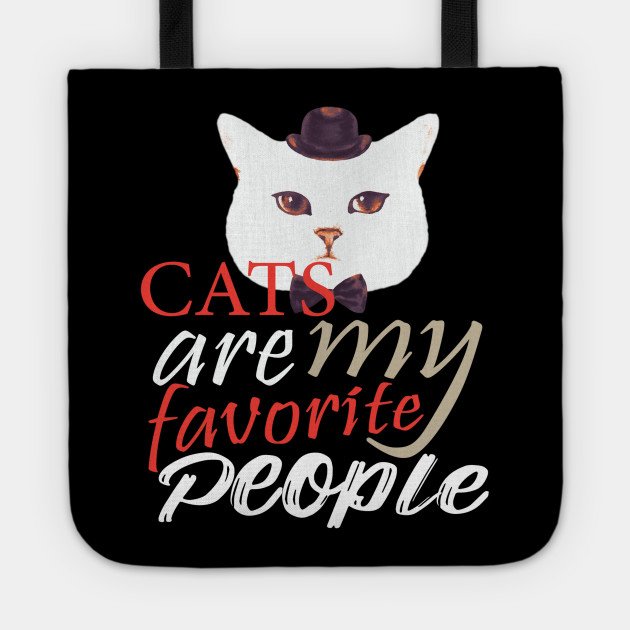 Funny Quoted Cat Saying Cat Lovers Tote Bag Teepublic Uk