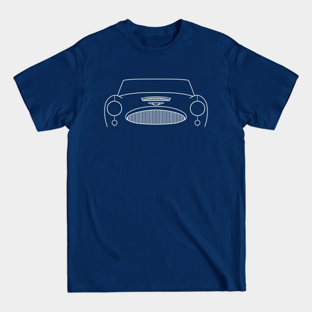 Disover Austin-Healey 3000 classic car outline graphic (white) - Classic Car - T-Shirt