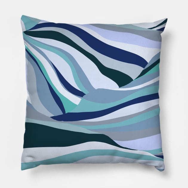 blue dream Pillow by Trippycollage